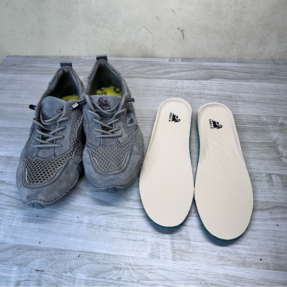 Dbeck AirWalker Ultralight Breathable Mesh Gray Suede Comfort Shoes Men’s Size 8 - Picture 13 of 14